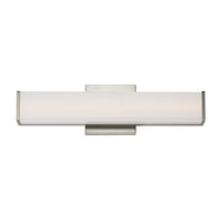 Baritone LED Bath Vanity by ET2 - 18 Inch, Polished Chrome