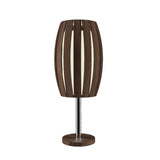 Barrel Table Lamp American Walnut by Accord