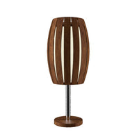 Barrel Table Lamp Imbuia by Accord