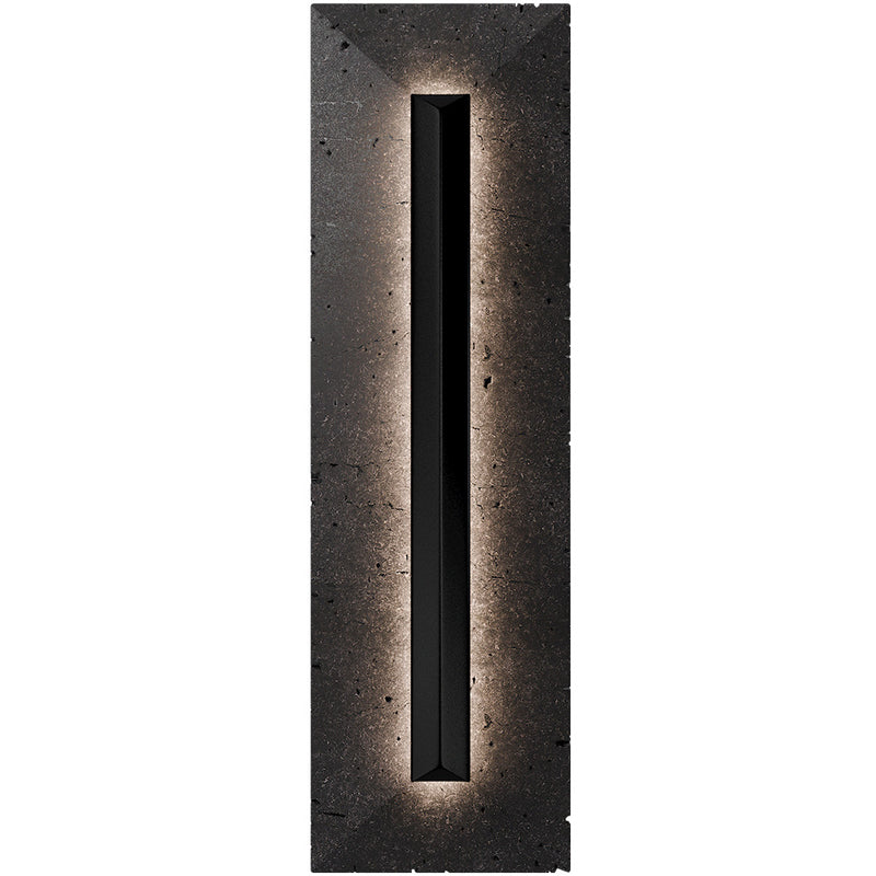 Basalt Stone-Black 20inch Bell Tower 4CCT Outdoor Wall Sconce by Modern Forms