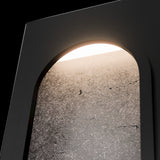 Basalt Stone-Black 24inch Cadey Outdoor Wall Sconce by Modern Forms in Zoomed View