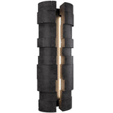 Basalt Stone-Black 24inch Formation 4CCT Outdoor Wall Sconce by Modern Forms