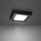 Basalt Stone-Black Grandstand 4CCT Flush Mount by Modern Forms
