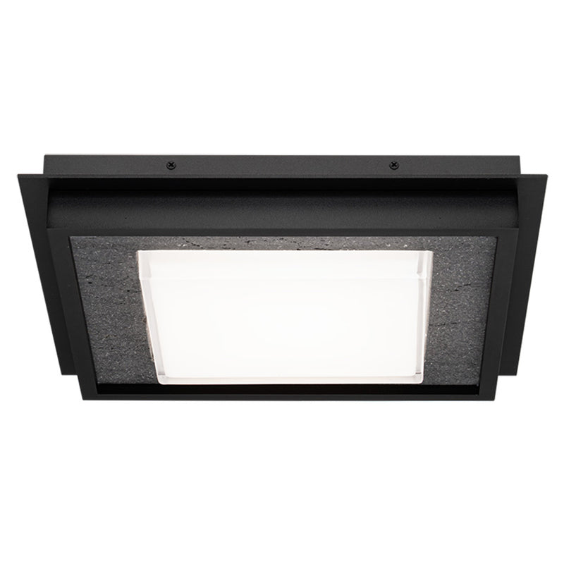Basalt Stone-Black Grandstand 4CCT Flush Mount by Modern Forms