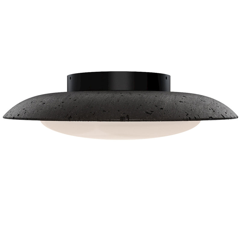 Basalt Stone-Black Saturno Flush Mount by Modern Forms