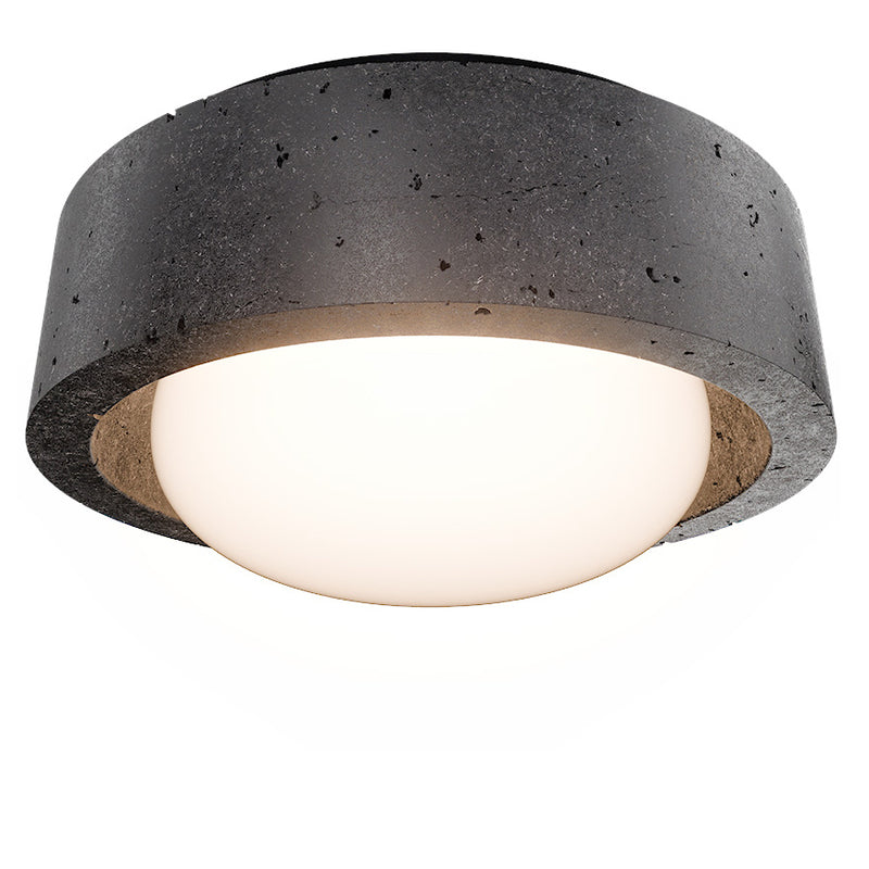 Basalt Stone-Black Tane 4CCT Flush Mount by Modern Forms