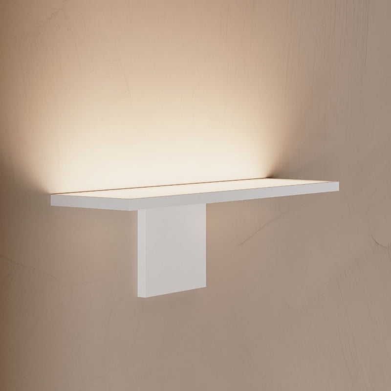 Base Wall Sconce Textured White By Sonneman Detailed View1
