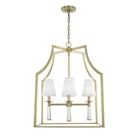 Baxter Chandelier 22'' Aged Brass