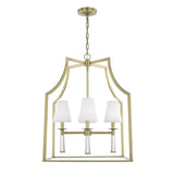 Baxter Chandelier 22'' Aged Brass