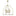 Baxter Chandelier 22'' Aged Brass