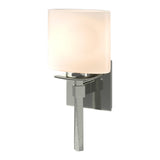 Beacon Hall Ellipse Glass Wall Sconce in Sterling by Hubbardton Forge