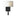 Beacon Hall Half Drum Shade Wall Sconce, shown in Dark Smoke, Natural Anna Shade, by Hubbardton Forge