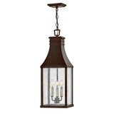 Beacon Hill Large Hanging Lantern - Blackened Copper - by Hinkley