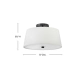 Beale Medium Flush Mount