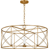 Beatrix Lantern Chandelier — 30", Antique Gild