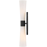 Beau Wall Sconce Black By Lark Living - Side View2