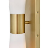 Beau Wall Sconce Lacquered Brass By Lark Living - Detailed View