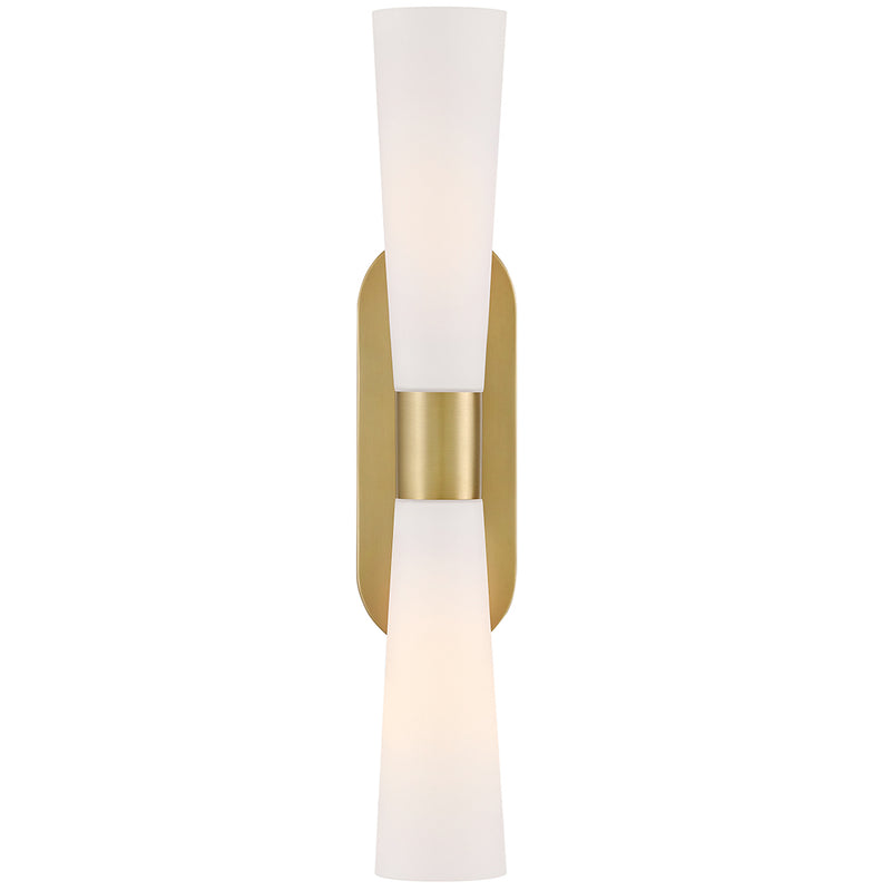 Beau Wall Sconce Lacquered Brass By Lark Living