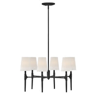 Beaumont Medium Single Tier Chandelier - Black - by Hinkley