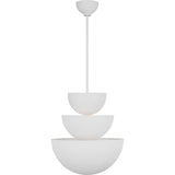 Beaunay Chandelier — 18", Cast Plaster, Cast Plaster