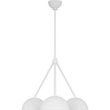 Beaunay Chandelier — 26", Cast Plaster, Cast Plaster