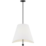 Beauvoir Pendant Medium Midnight Black By Visual Comfort Studio - Front View3