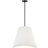 Beauvoir Pendant Medium Midnight Black By Visual Comfort Studio - Front View4