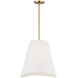 Beauvoir Pendant Small Burnished Brass By Visual Comfort Studio - Front View3