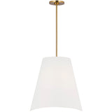 Beauvoir Pendant Small Burnished Brass By Visual Comfort Studio - Front View4