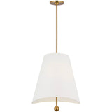 Beauvoir Pendant Small Burnished Brass By Visual Comfort Studio - Front View6