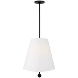 Beauvoir Pendant Small Midnight Black By Visual Comfort Studio - Front View6
