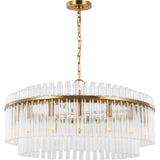 Beckett Chandelier — 32", Burnished Brass
