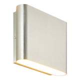 Beckett Outdoor Wall Sconce 5.875 Inch Brushed Nickel