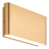 Beckett Outdoor Wall Sconce 9 Inch Aged Gold Brass