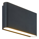 Beckett Outdoor Wall Sconce 9 Inch Matte Black