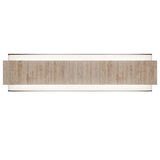 Beige Travertine-Aged Brass Magnate Vanity Light by Modern Forms