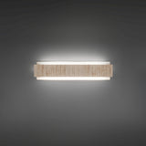 Beige Travertine-Aged Brass Magnate Vanity Light by Modern Forms