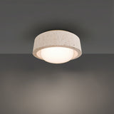 Beige Travertine-Aged Brass Tane 4CCT Flush Mount by Modern Forms
