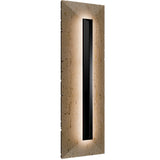 Beige Travertine-Black 20inch Bell Tower 4CCT Outdoor Wall Sconce by Modern Forms