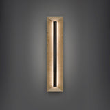 Beige Travertine-Black 28inch Bell Tower 4CCT Outdoor Wall Sconce by Modern Forms