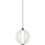 Belange Pendant Light Small Matte Black By Matteo - Front View