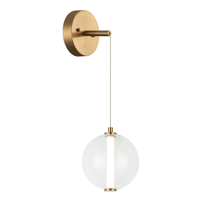 Belange Wall Sconce Aged Gold Brass