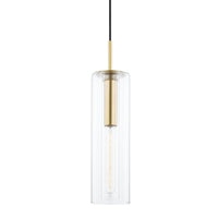 Belinda Pendant - Aged Brass