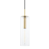 Belinda Pendant - Aged Brass