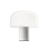 Bellhop Glass Table Lamp White by Flos