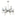 Bellis 6-Arm 12-Light Round Chandelier, shown in Sterling, by Hubbardton Forge