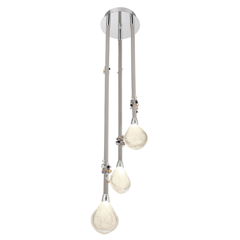 Bellissima Suspension Cluster 3 Lights By Lib And Co Side View