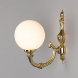 Ben Single Arm Wall Light Polished Brass