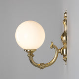 Ben Single Arm Wall Light Polished Brass