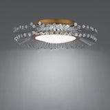 Benediction Flush Mount By Schonbek Beyond, Finish: Aged Brass,  ,  | Casa Di Luce Lighting
